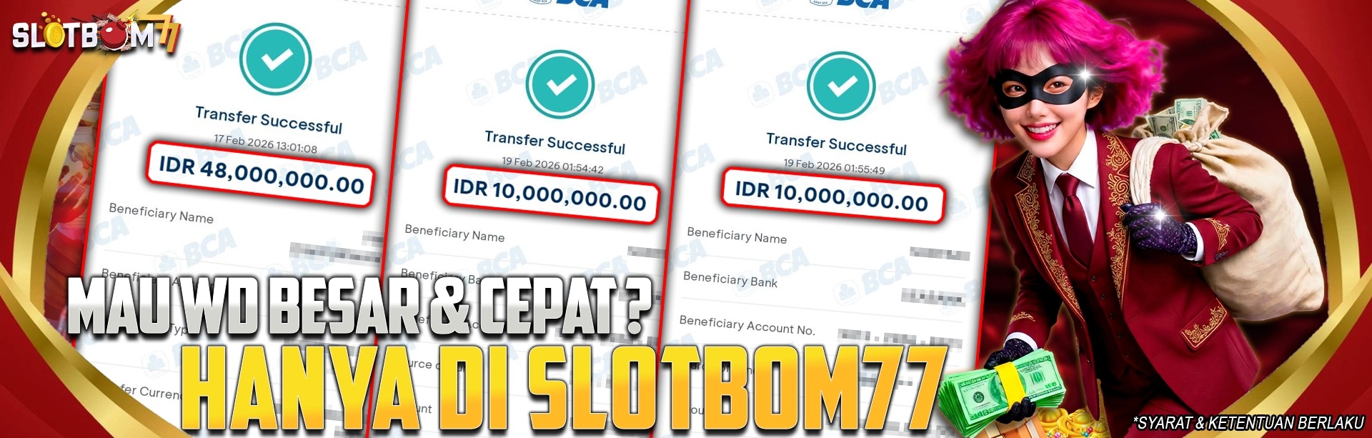 Banner Member WD Slotbom77
